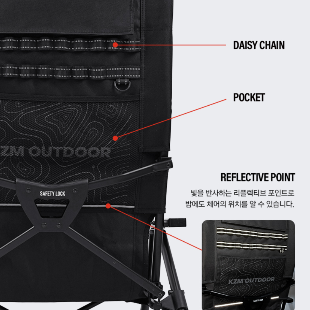 KZM Contour Low Chair - Black