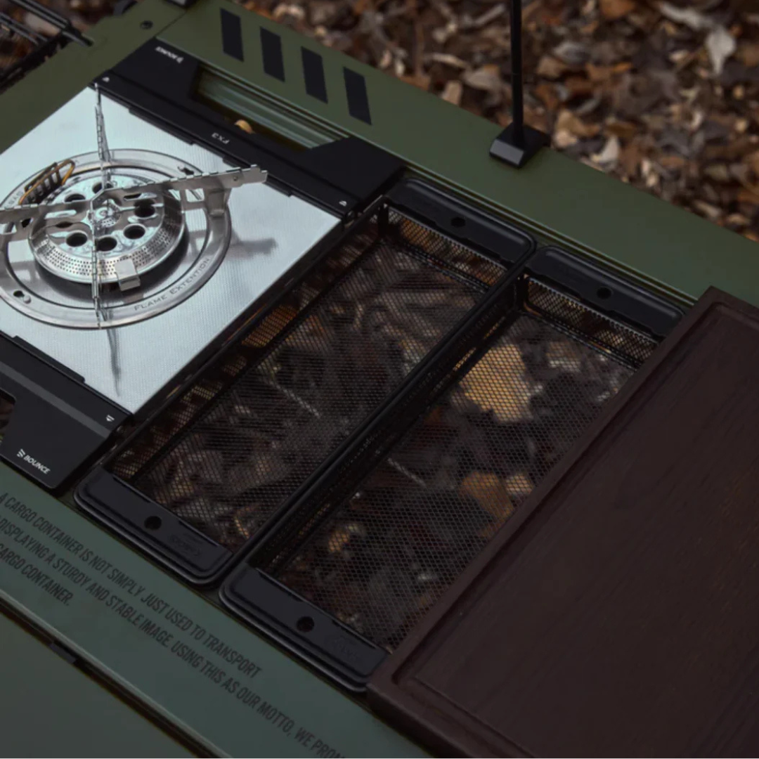 Cargo Container Meshguard Tray - Silver