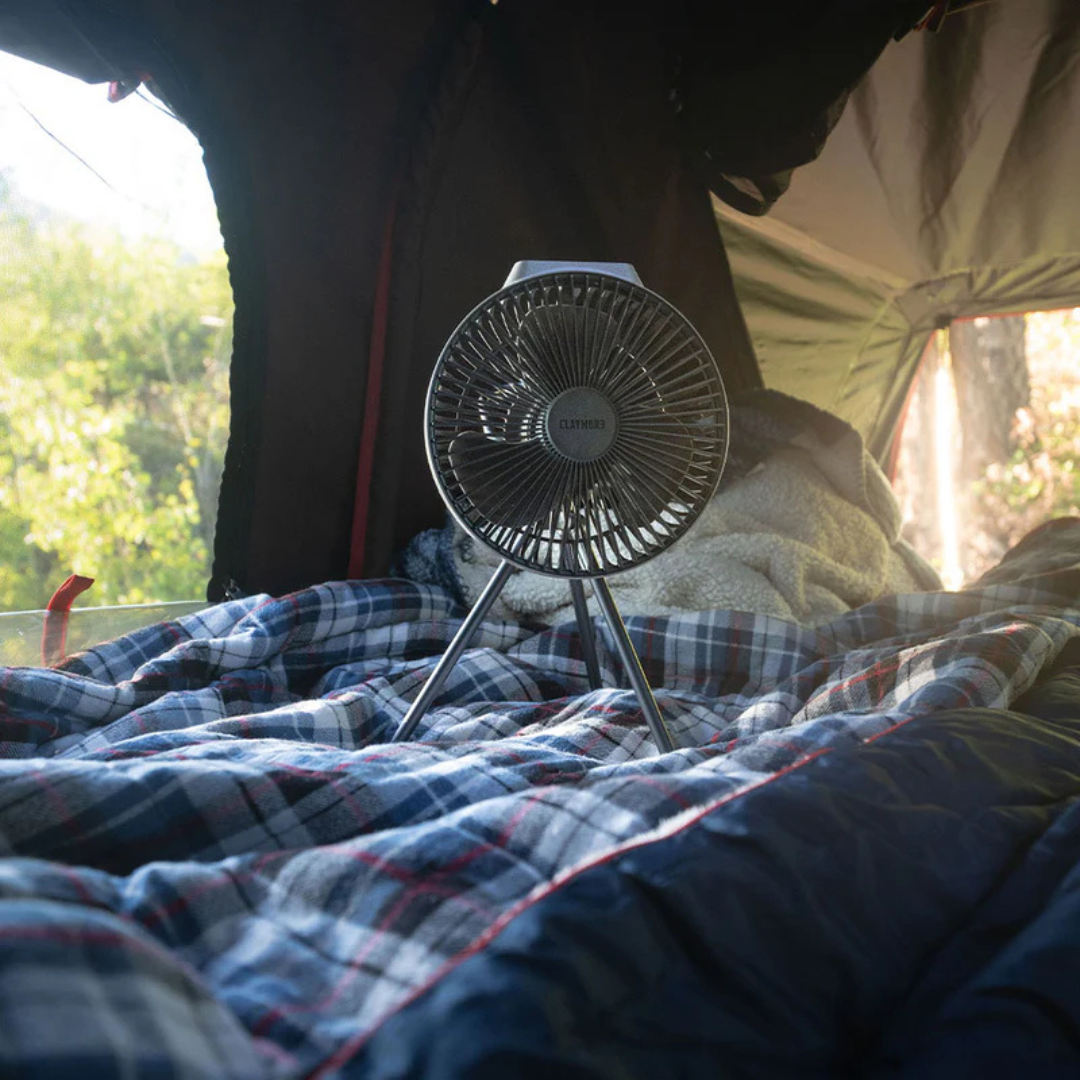 Claymore Fan V600+ Rechargeable Portable Fan - Warm Grey