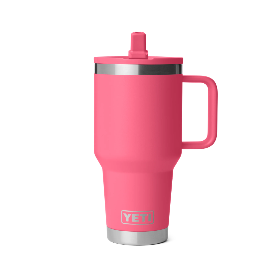 YETI Rambler 30 OZ Travel Straw Mug With Color-Matched Straw Lid - Tropical Pink