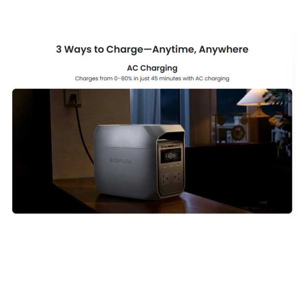 EcoFlow DELTA 3 Classic Portable Power Station 1024Wh