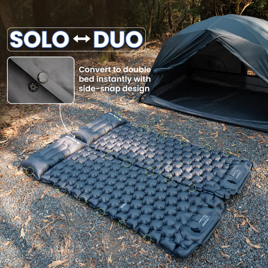 OneTigris BlackCrystal Sleeping Pad - Black