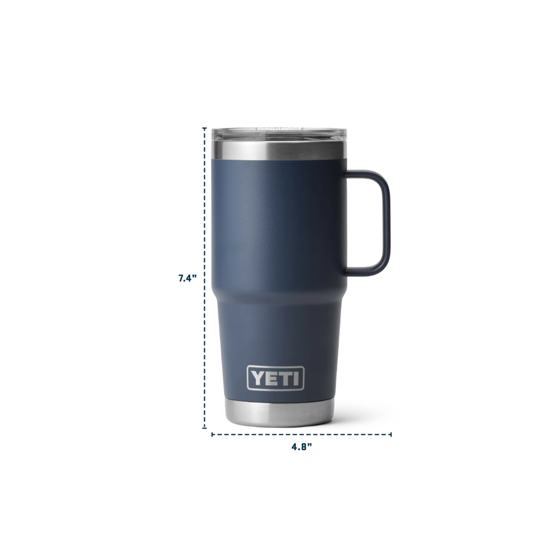 YETI Rambler 20 oz Travel Mug with Stronghold™ Lid - Black