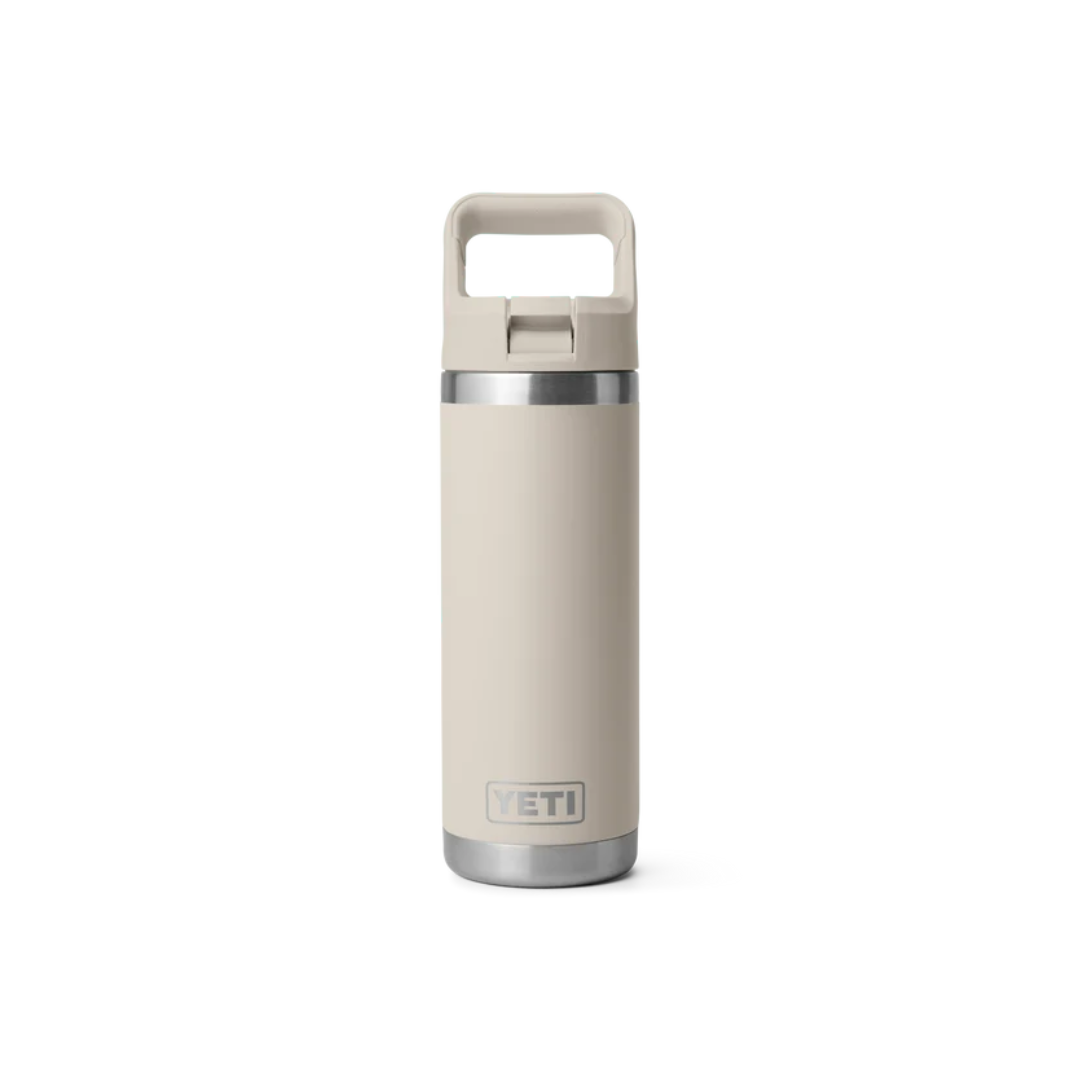 YETI Rambler 18 oz Water Bottle with Color-Matched Straw Cap- Cape Taupe