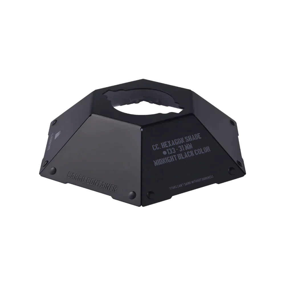 Cargo Container Hexagon Shade - Black-Goritta Works Sdn. Bhd. 202501017603 (1619017-X)