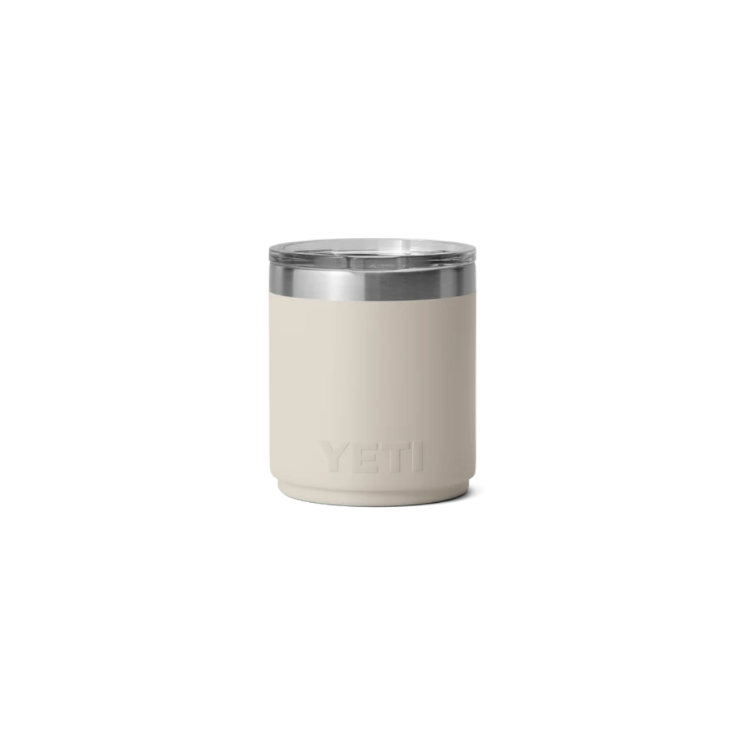 YETI Rambler 10 oz Stackable Lowball with MagSlider™ Lid - Cape Taupe (Ceramic Lining)