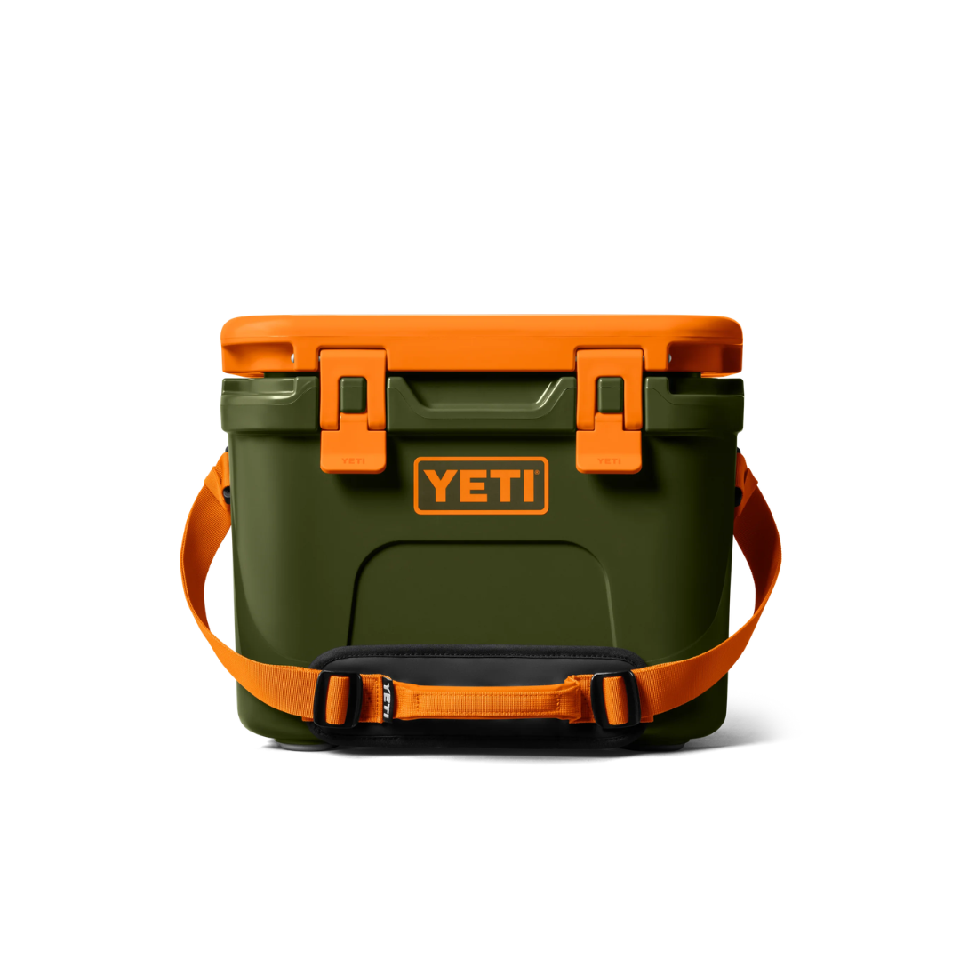 YETI Roadie 15 Hard Cooler - Olive/King Orange