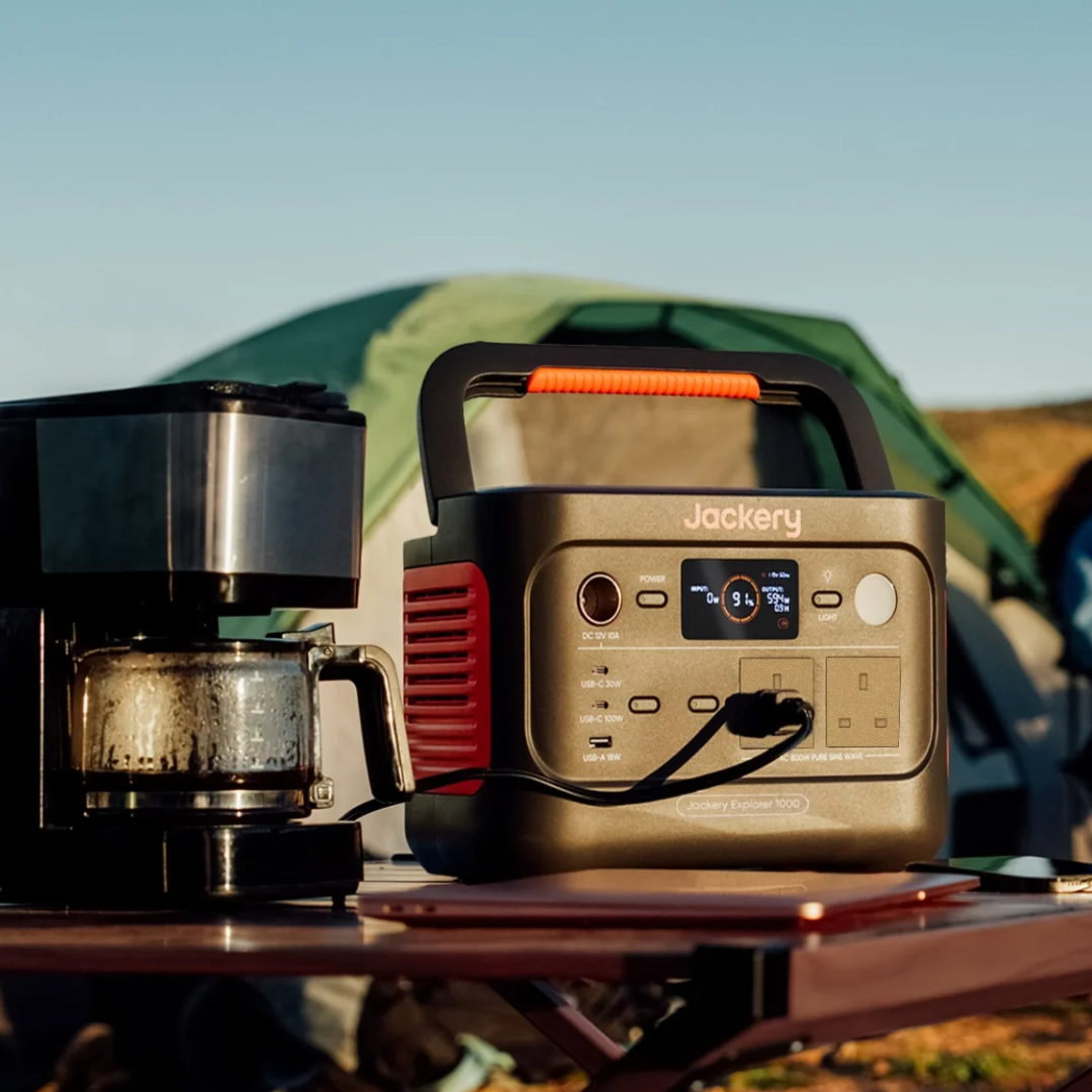 Jackery Explorer 1000 v2 Portable Power Station - 1070Wh, AC 1500W