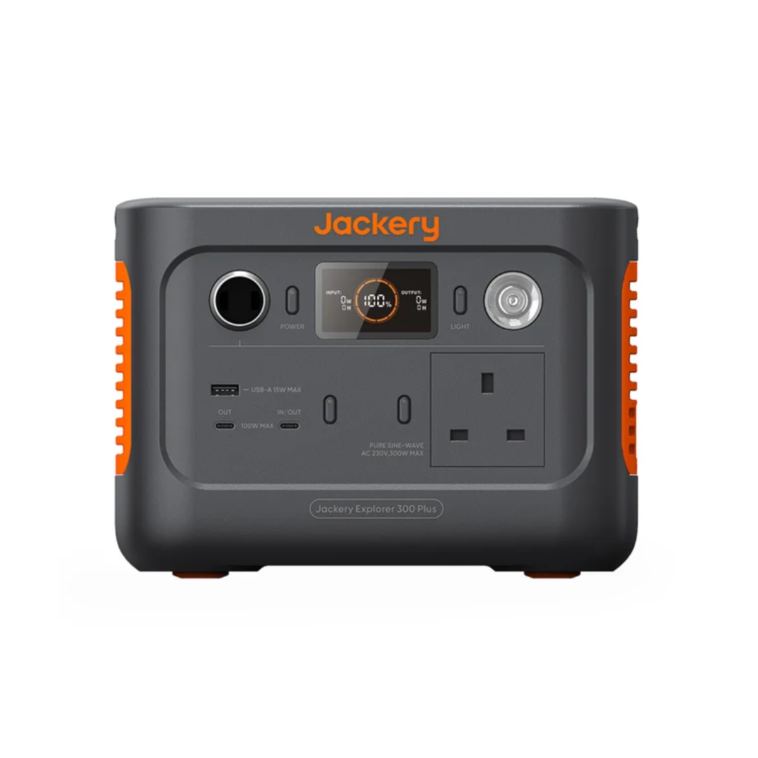 Jackery Explorer 300 Plus Portable Power Station - 288Wh, AC 300W