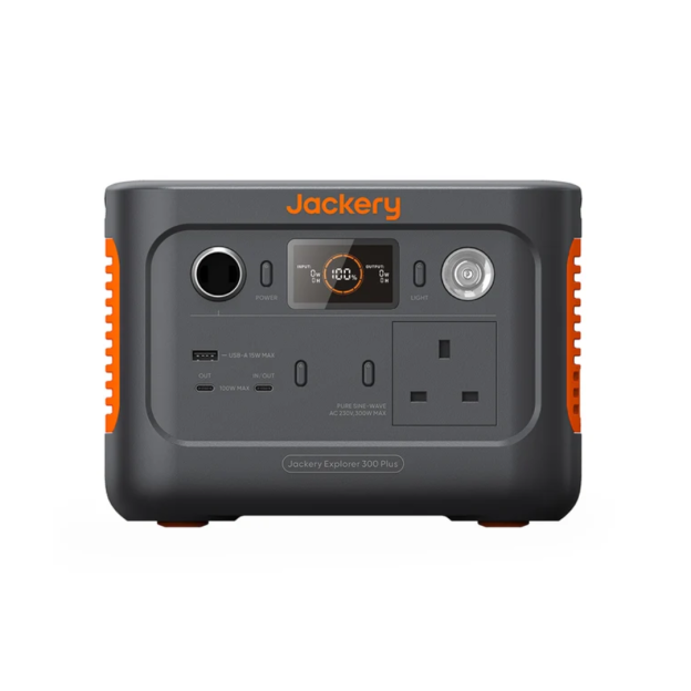 Jackery Explorer 300 Plus Portable Power Station - 288Wh, AC 300W