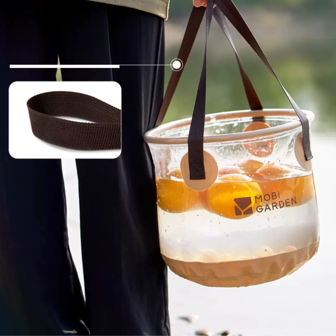 Mobi Garden Semitransparent Foldable Bucket