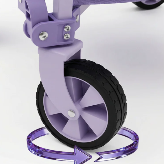 Mobi Garden Cloudy Folding Wagon S60 - Purple