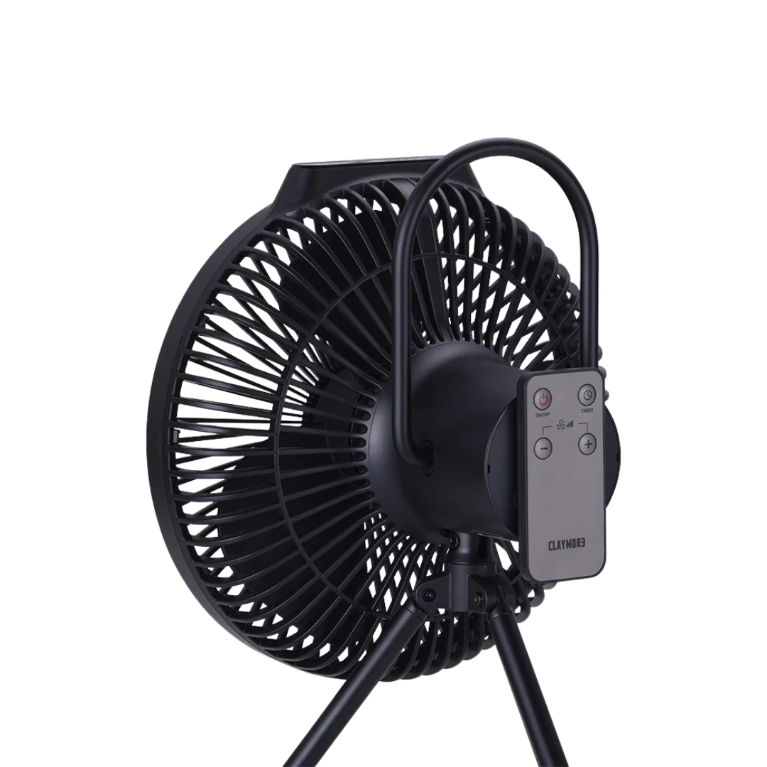 Claymore Fan V1040 Rechargeable Portable Fan - Black-Goritta Works Sdn. Bhd. 202501017603 (1619017-X)