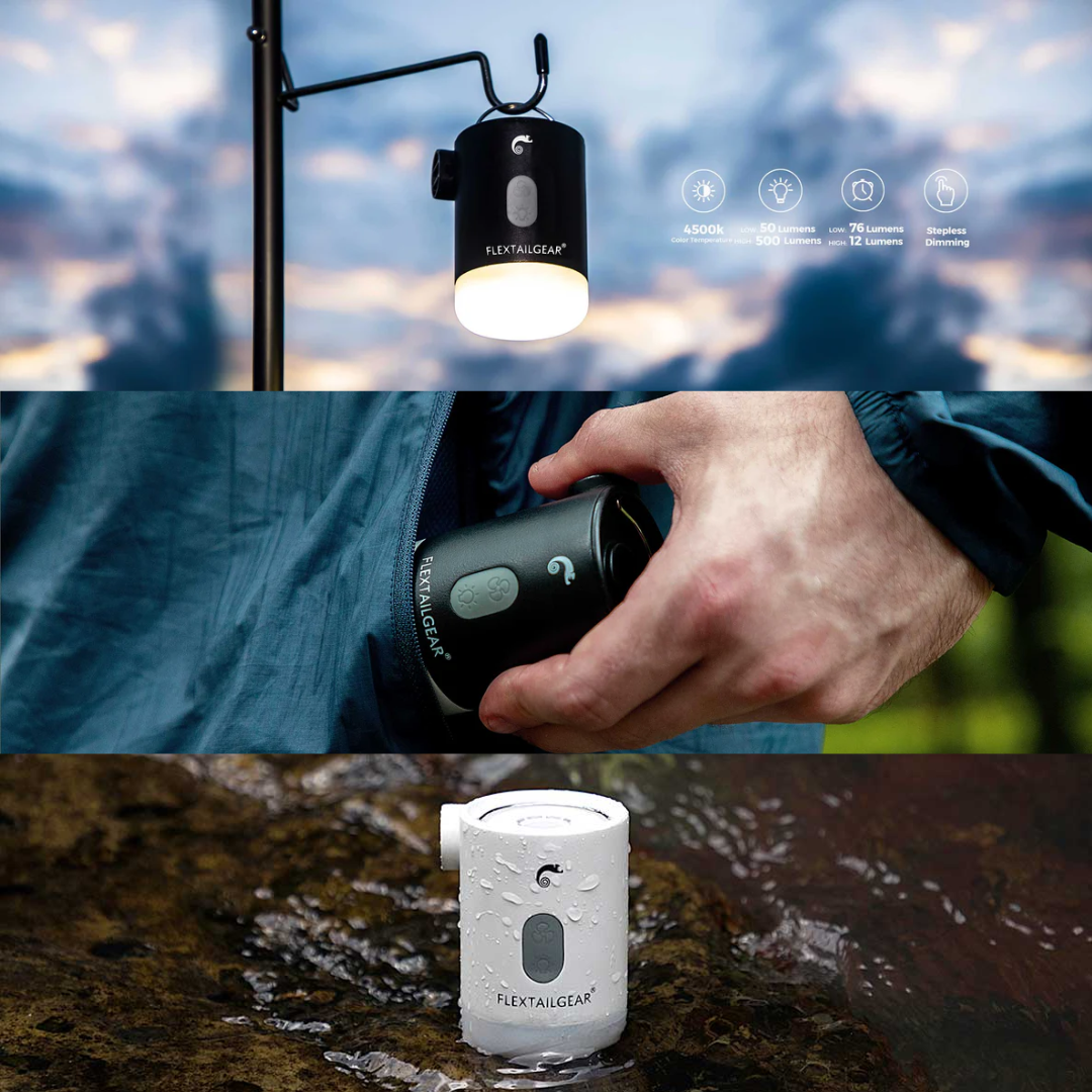 Flextail Max Pump 2 Pro 4-in-1 Portable Air Pump - Black