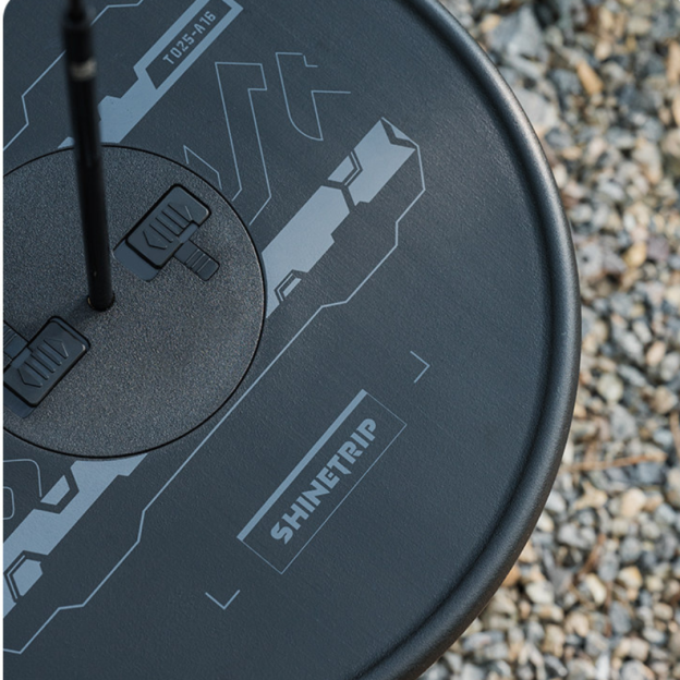 SHINETRIP ST-05 High-Low Tactical Round Table Set - Black