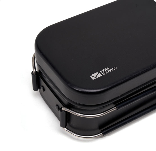 Mobi Garden Ji Yan Lunch Box / Mess Tin - Black-Goritta Works Sdn. Bhd. 202501017603 (1619017-X)