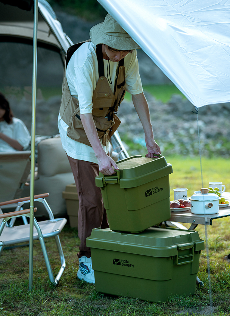 Mobi Garden Rui Na 50L PRO Storage Hard Box - Olive Green-Goritta Works Sdn. Bhd. 202501017603 (1619017-X)
