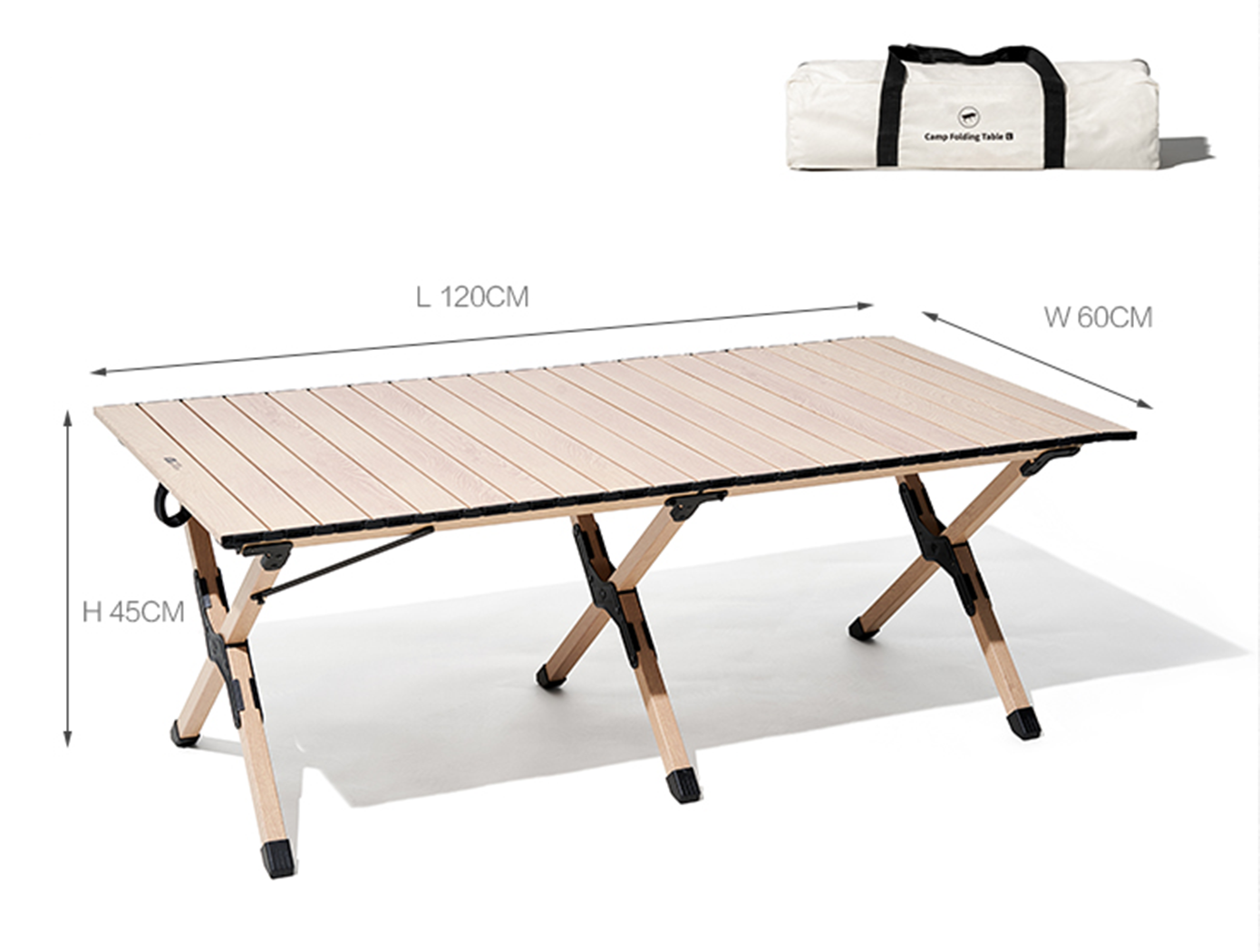 Mobi Garden Shan Jian Aluminum Table L - Wood