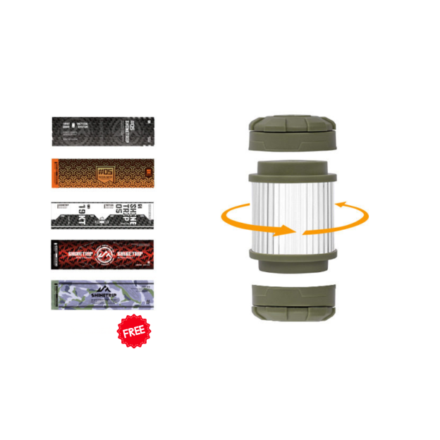 Shine Trip ST-05 Series Rotating 19 Glimmer Light - Black