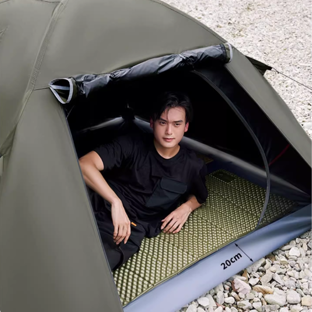 Mobi Garden QR Tent 3-Black Coating - Green