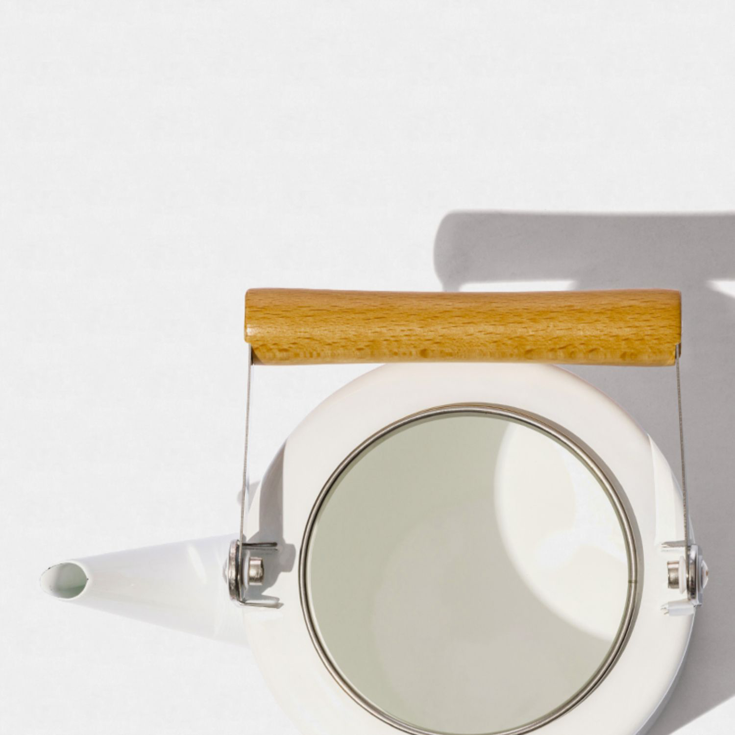 Mobi Garden HY Enamel Kettle 2L -  White