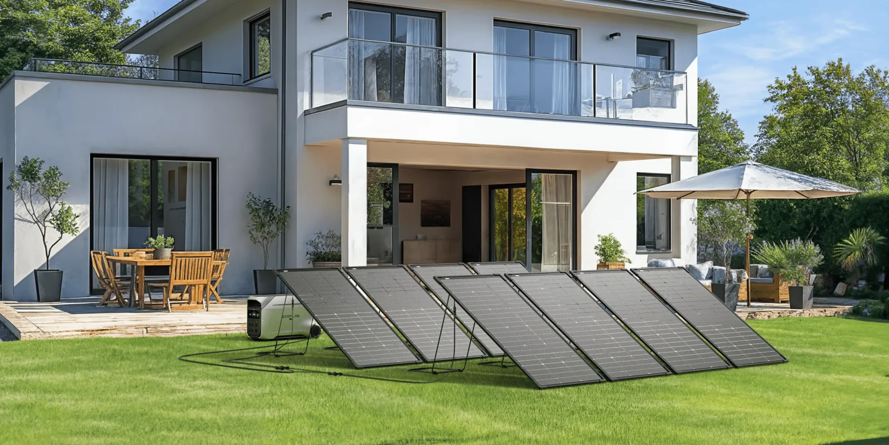 EcoFlow 125W Bifacial Modular Solar Panel