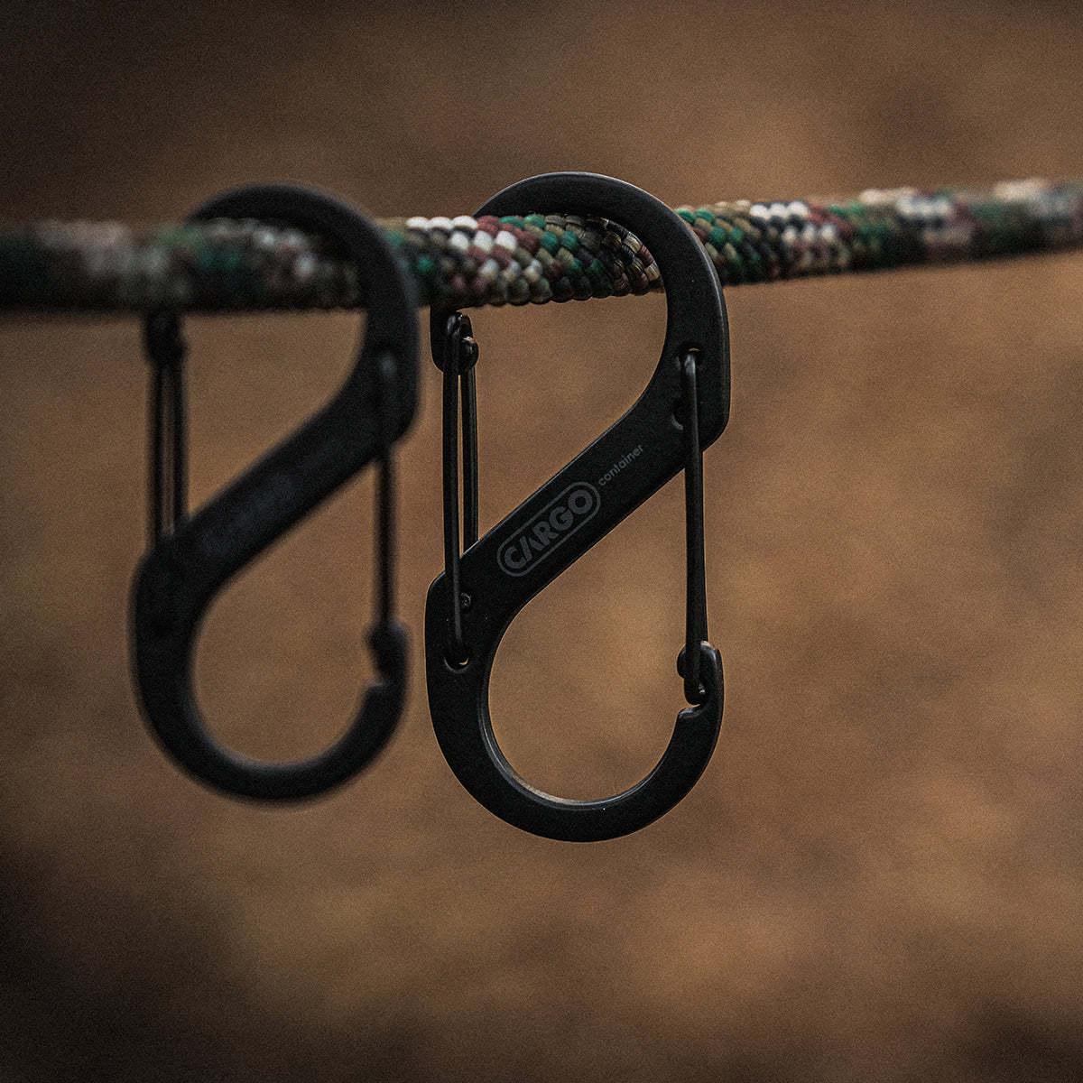 Cargo Container Hard Karabiner M - Black