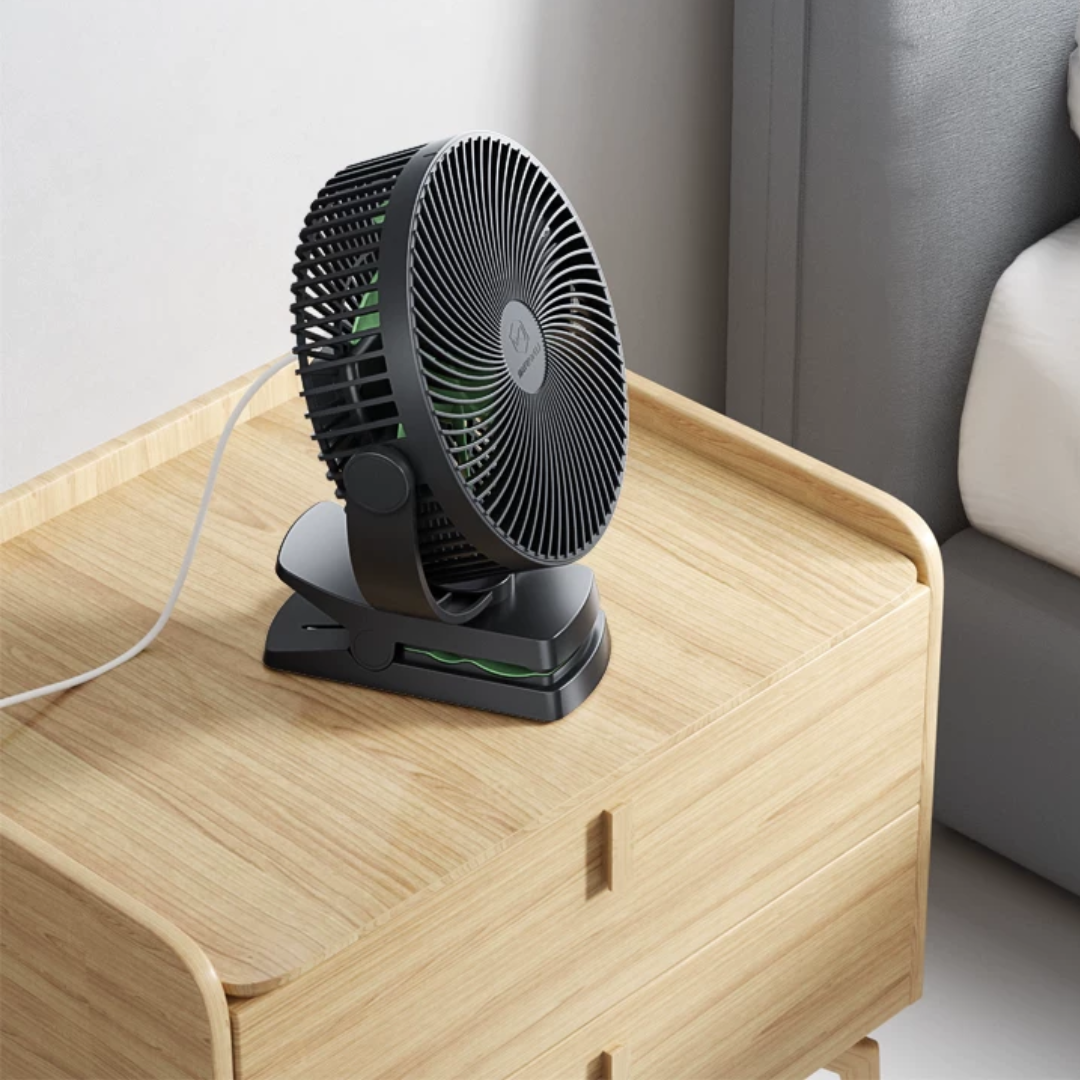 LEMOISTAR 4-in-1 Clip Fan - Black