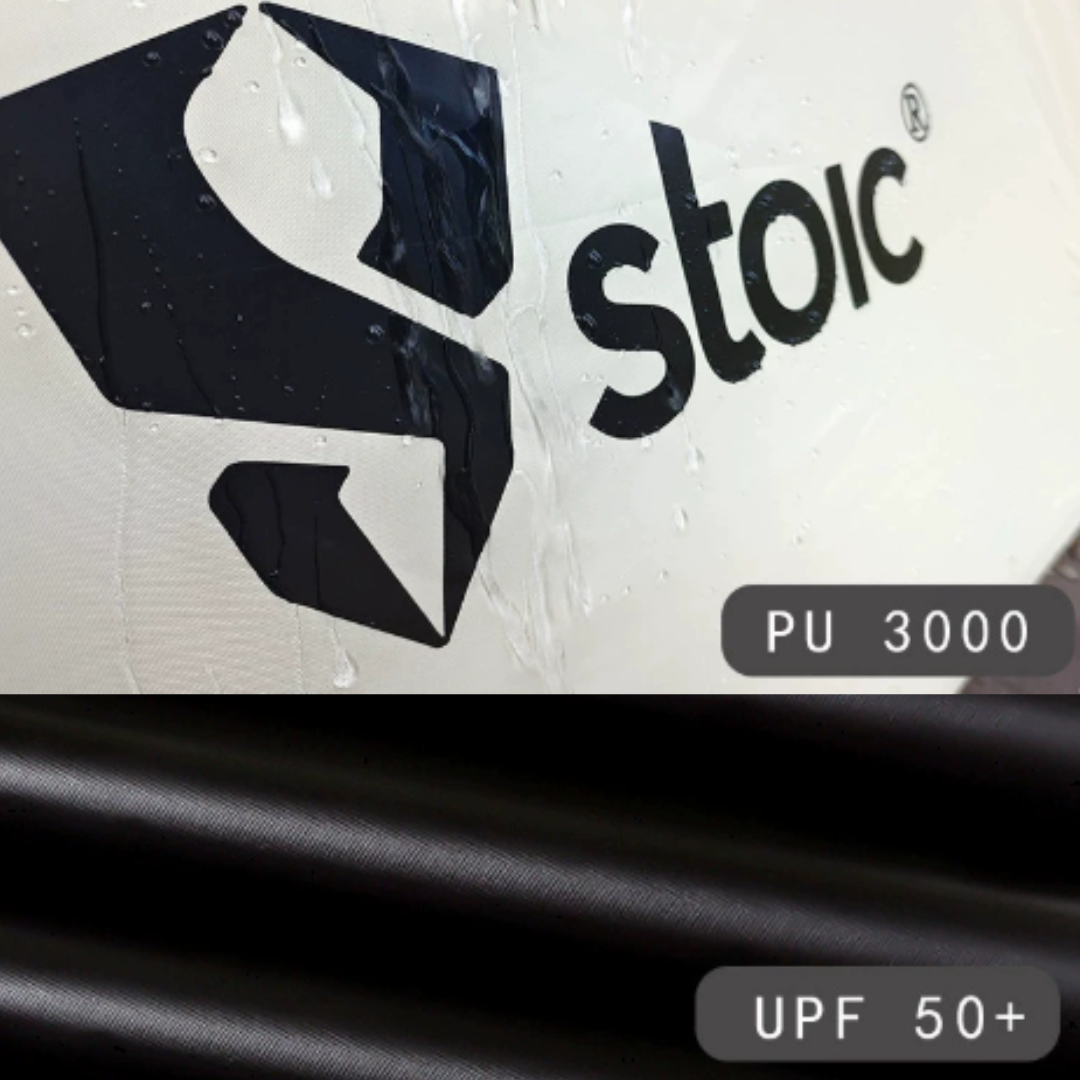 Stoic Villa 10.5 Black-Coated Automatic 2-5 person Tent - Khaki