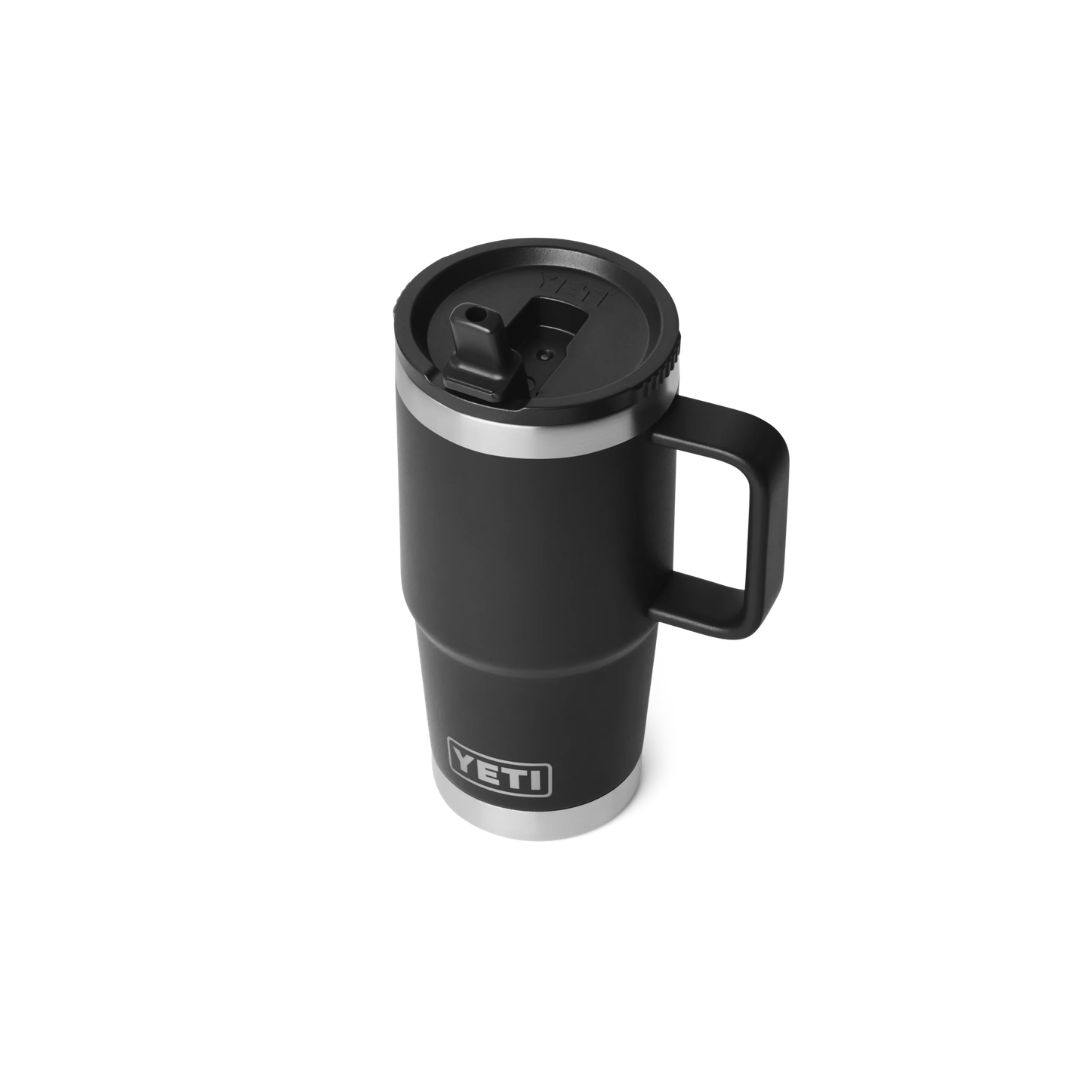 YETI Rambler 20 oz Travel Straw Mug With Color-Matched Straw Lid - Black