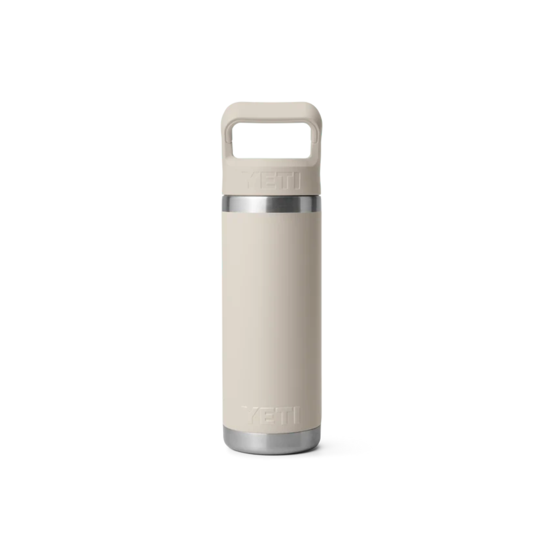 YETI Rambler 18 oz Water Bottle with Color-Matched Straw Cap- Cape Taupe