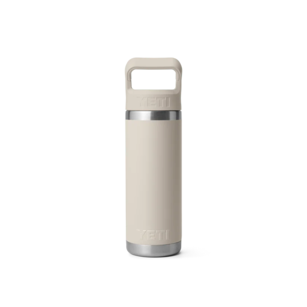 YETI Rambler 18 oz Water Bottle with Color-Matched Straw Cap- Cape Taupe