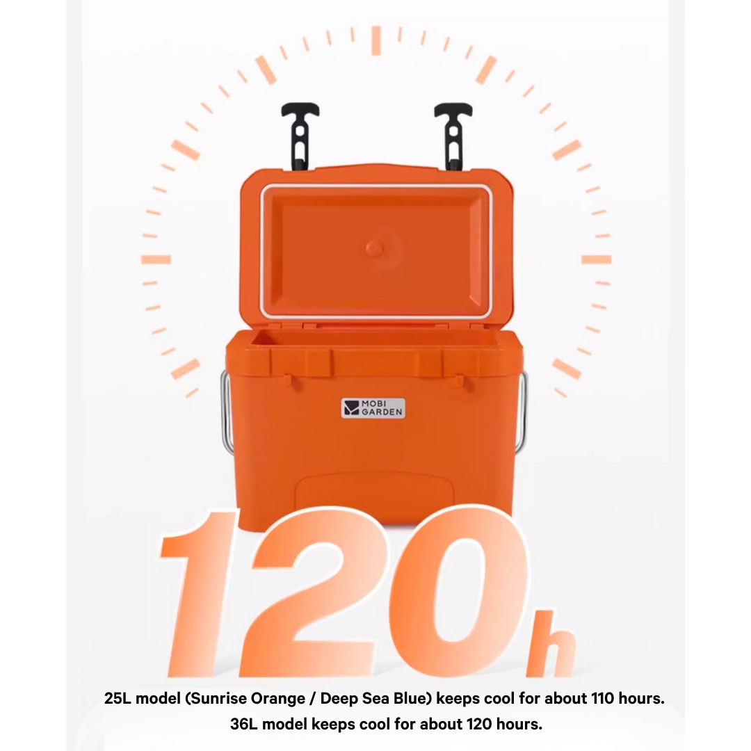 Mobi Garden 25L Cooler Box - Orange