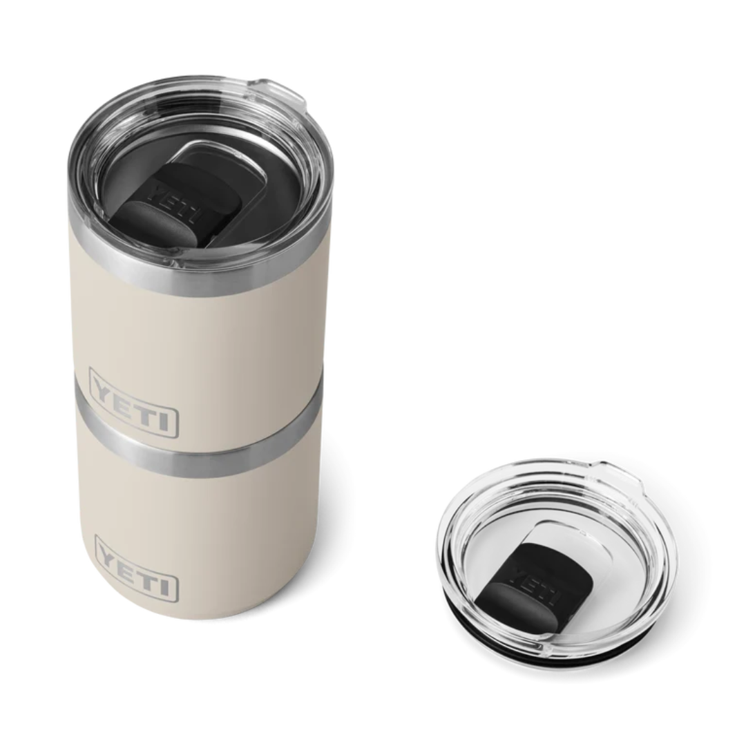 YETI Rambler 10 oz Stackable Lowball with MagSlider™ Lid - Cape Taupe (Ceramic Lining)