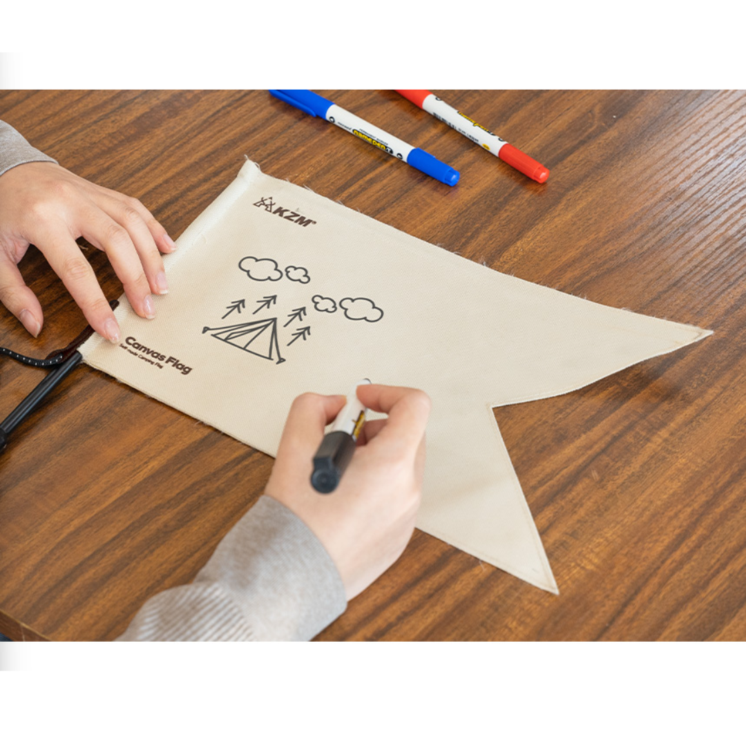 KZM Tarp Flag 2P Set