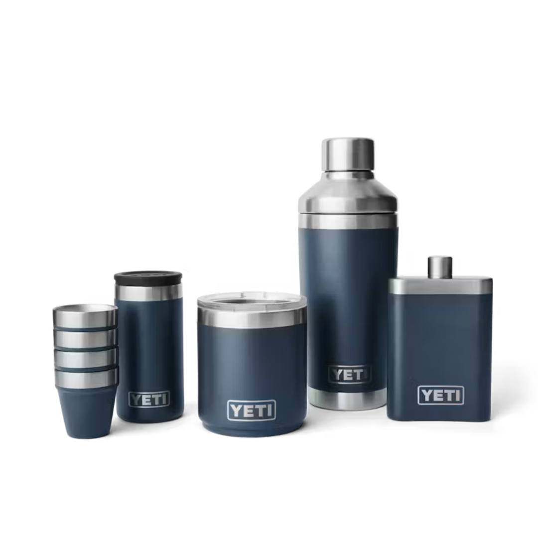 YETI Rambler Shot Glasses with Carrying Case - Black