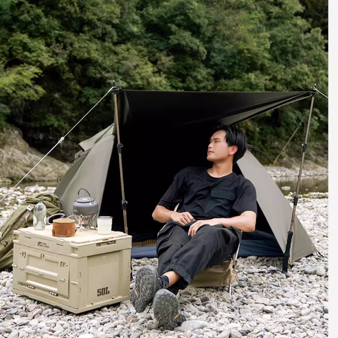 Mobi Garden QR Tent 3-Black Coating - Green