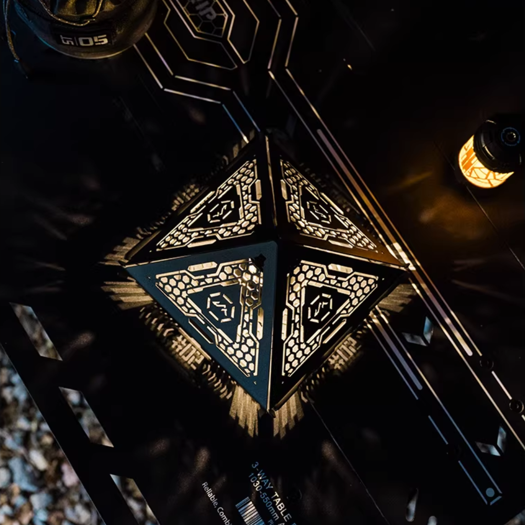 ShineTrip 05 Series Pyramid-Shaped Lampshade in Anti-Mosquito - Black