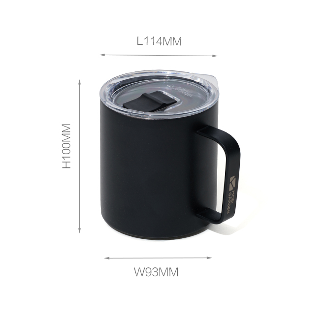 Mobi Garden Insulation Mug 350ML - Black-Goritta Works Sdn. Bhd. 202501017603 (1619017-X)