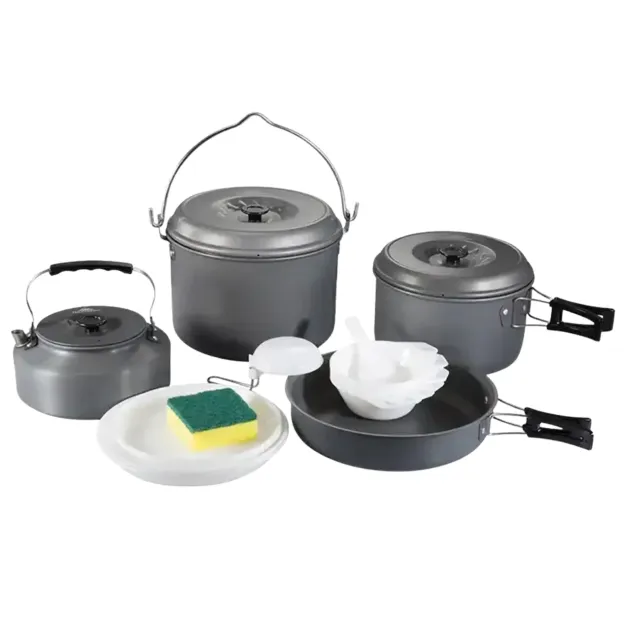 Campingmoon MC-700 Aluminium Alloy Cookware Set