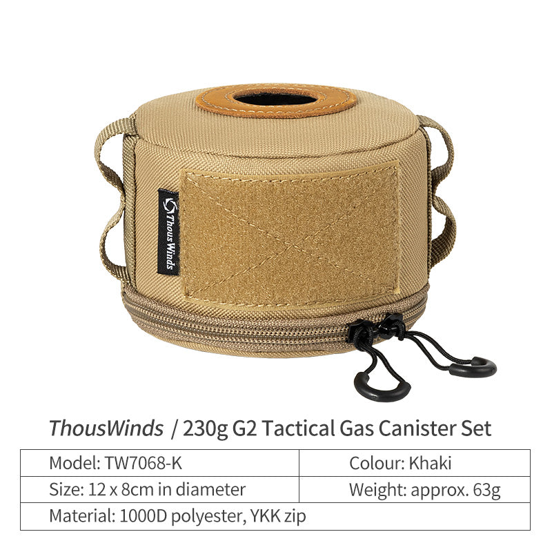 Thous Winds 230g G2 Tactical Gas Canister Set - Khaki-Goritta Works Sdn. Bhd. 202501017603 (1619017-X)