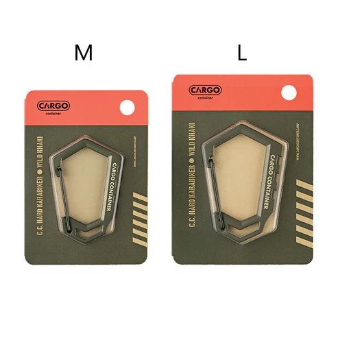 Cargo Container Hard Karabiner D - Khaki