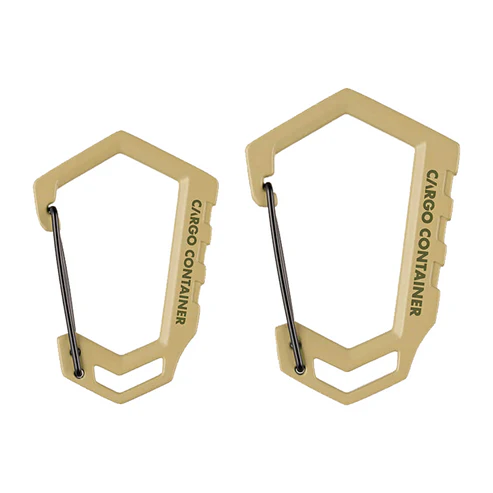 Cargo Container Hard Karabiner D - Beige