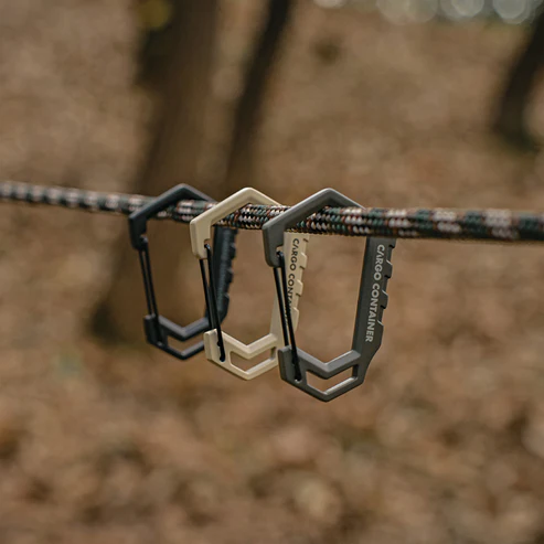 Cargo Container Hard Karabiner D - Beige