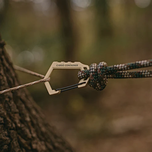 Cargo Container Hard Karabiner D - Beige