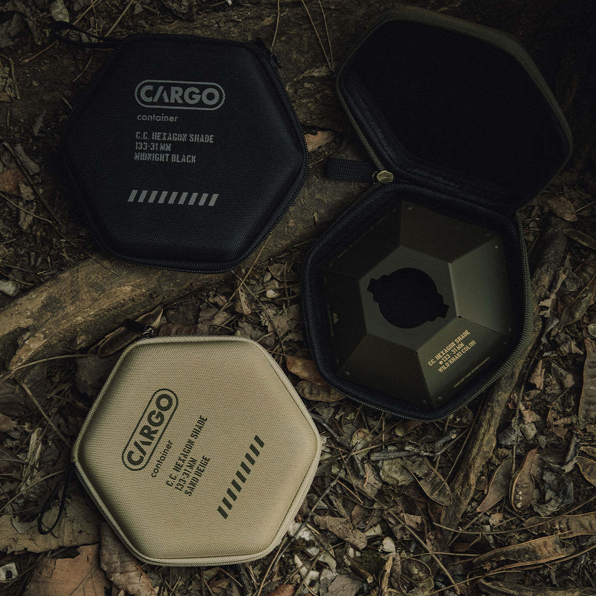 Cargo Container Hexagon Shade - Khaki-Goritta Works Sdn. Bhd. 202501017603 (1619017-X)