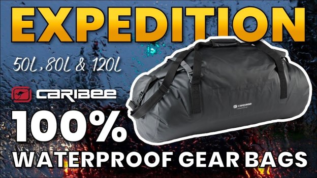 Caribee Expedition Wet Rolls 50 Duffel Bag - Black