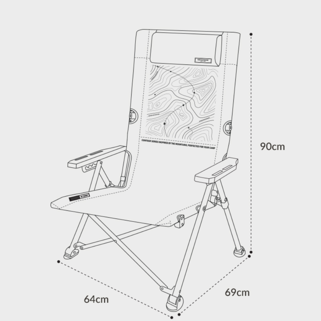 KZM Contour Low Chair - Black