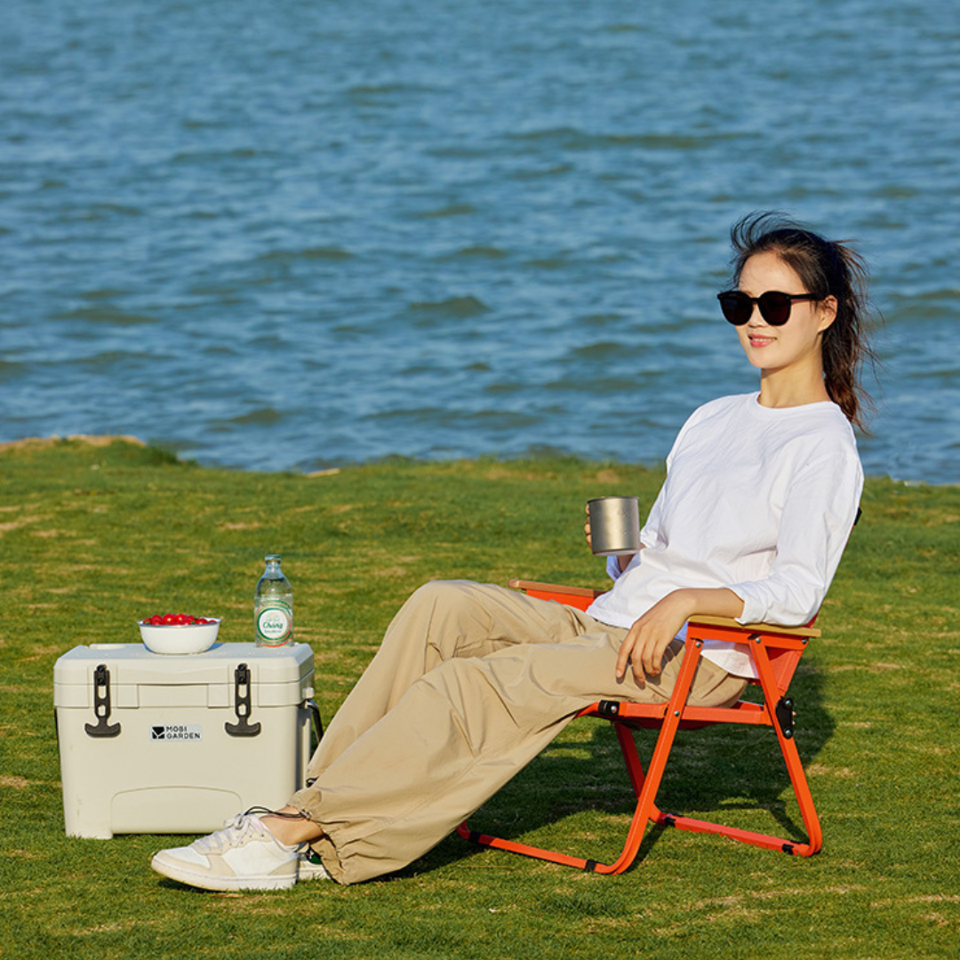 Mobi Garden SC Iron Low Chair - Sand