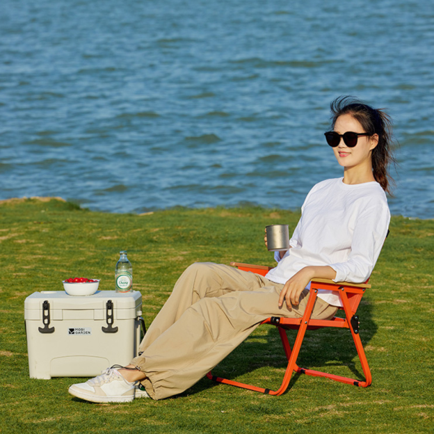 Mobi Garden SC Iron Low Chair - Sand